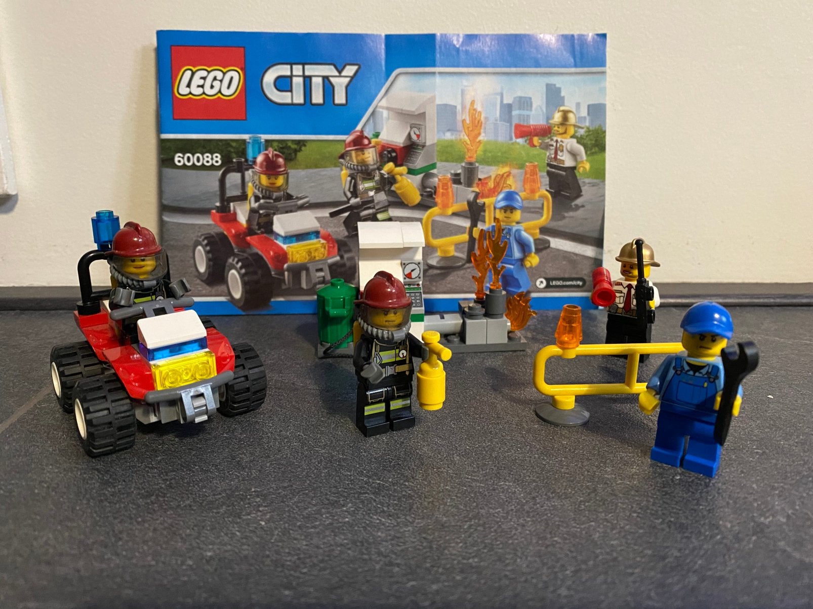 Lego City 60088 brandweer starterset, Ophalen of Verzenden, Zo goed als nieuw