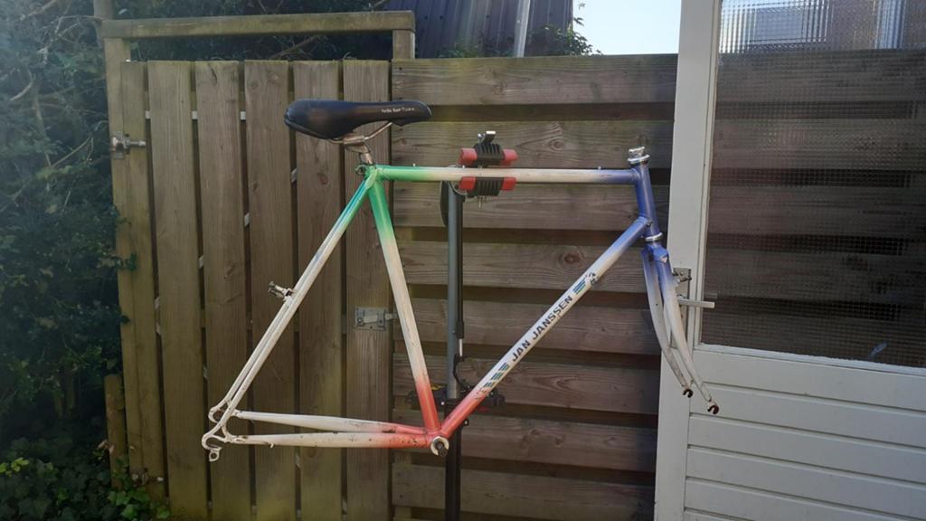 Jan Janssen cyclocross frame, Ophalen, Frame