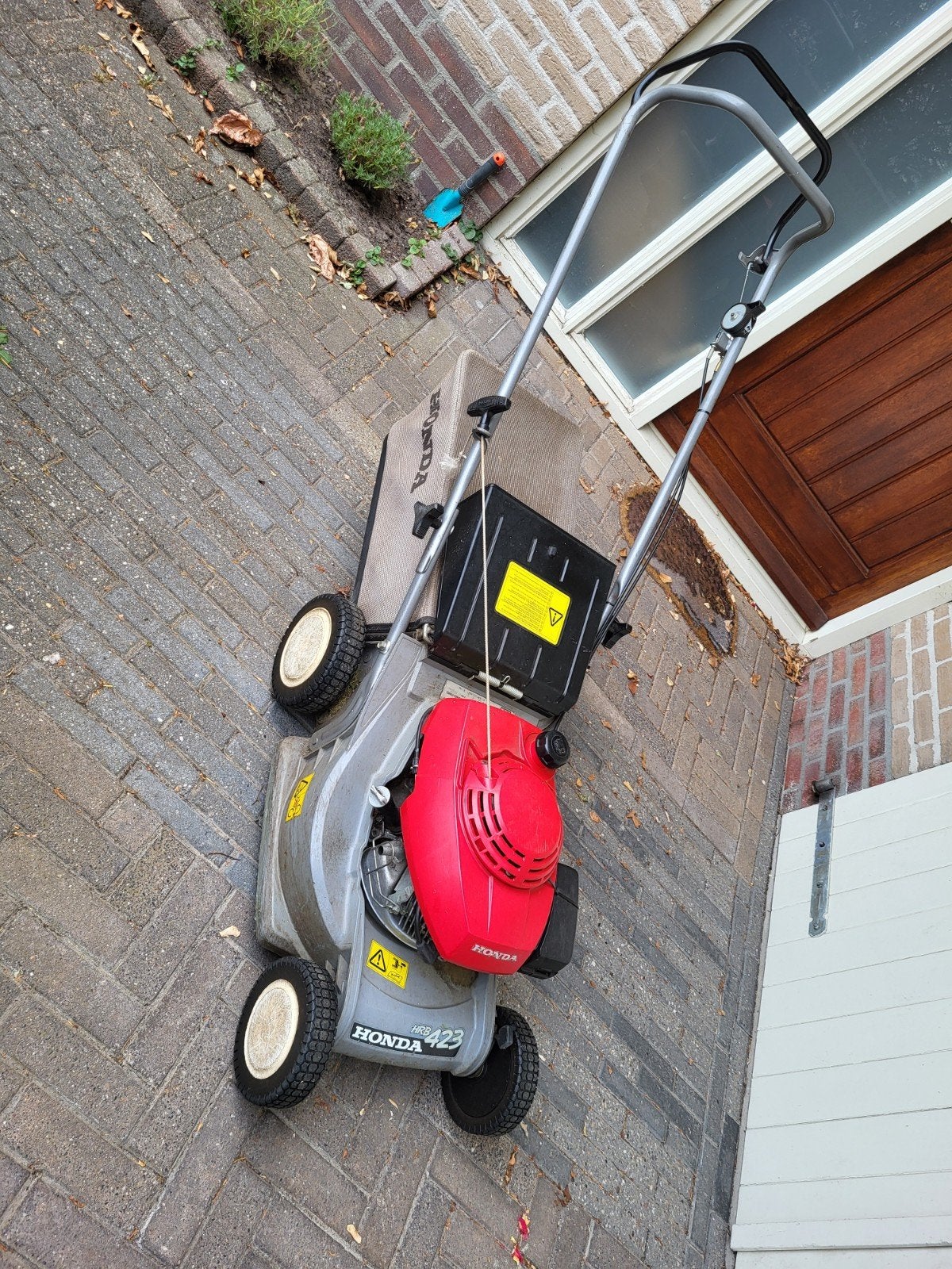 Honda HRB 423 Benzine Grasmaaier met Opvangzak, Ophalen, Cirkelmaaier, Honda, Gebruikt