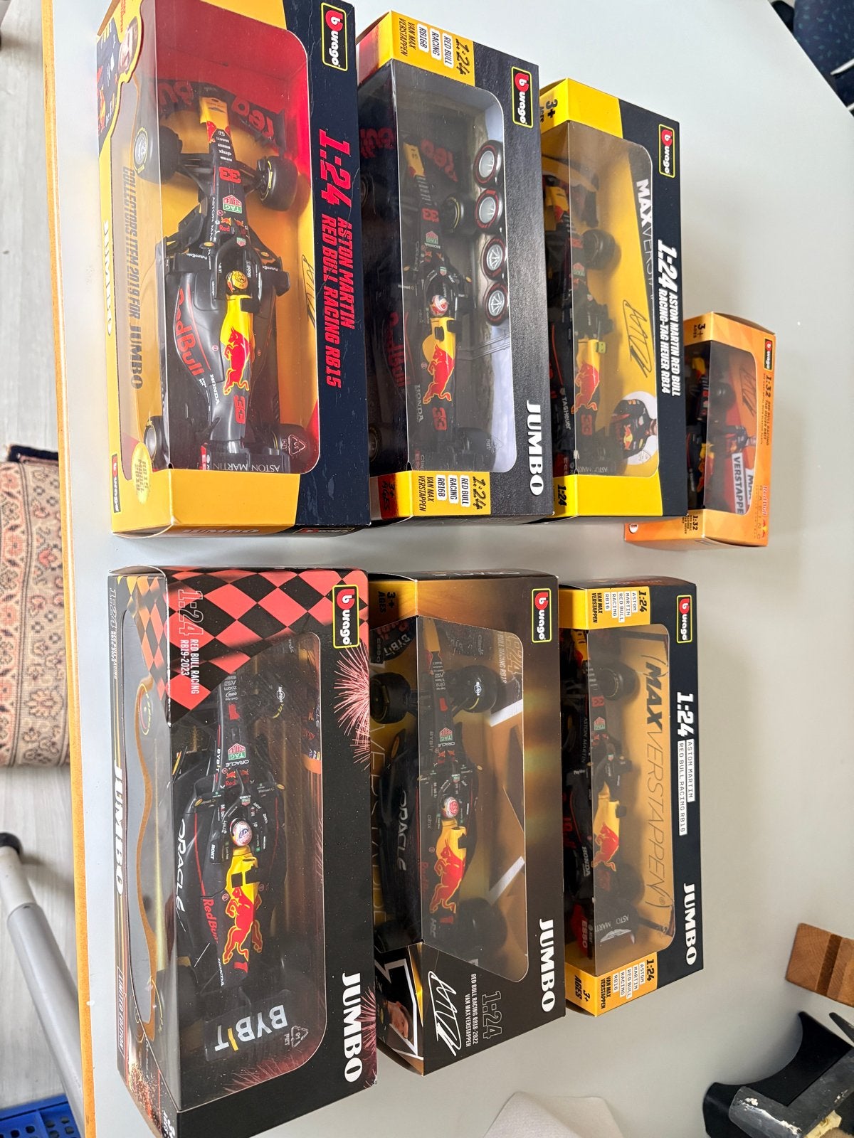 Max Verstappen schaalmodel Formule 1 auto's (diverse), Overige merken, Auto, 1:32 tot 1:50, Nieuw