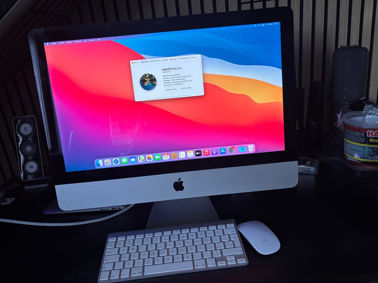 Apple iMac 21.5-inch (Mid 2011) - 12GB RAM, 256GB SSD, Computers en Software, Apple Desktops, Ophalen, Gebruikt, 2 tot 3 Ghz, IMac
