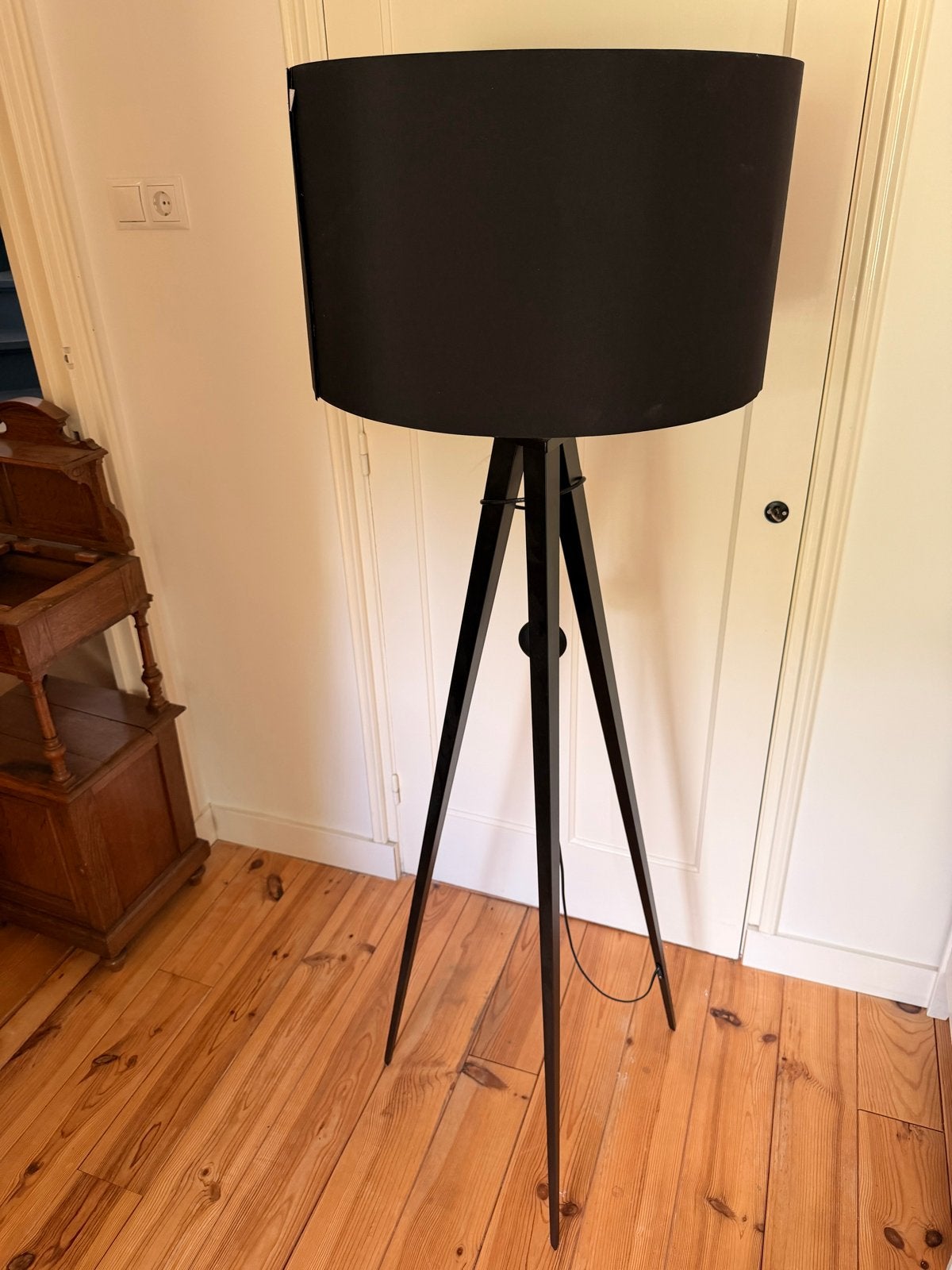 Zuiver Tripot Vloerlamp Zwart, Ophalen, Gebruikt, Textiel, E27 (groot)