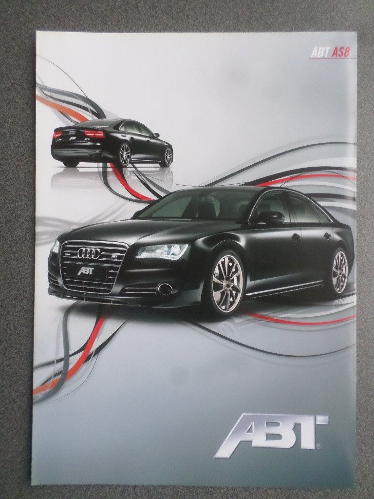 Audi A8 AS8 Abt Brochure, Ophalen of Verzenden, Zo goed als nieuw, Audi