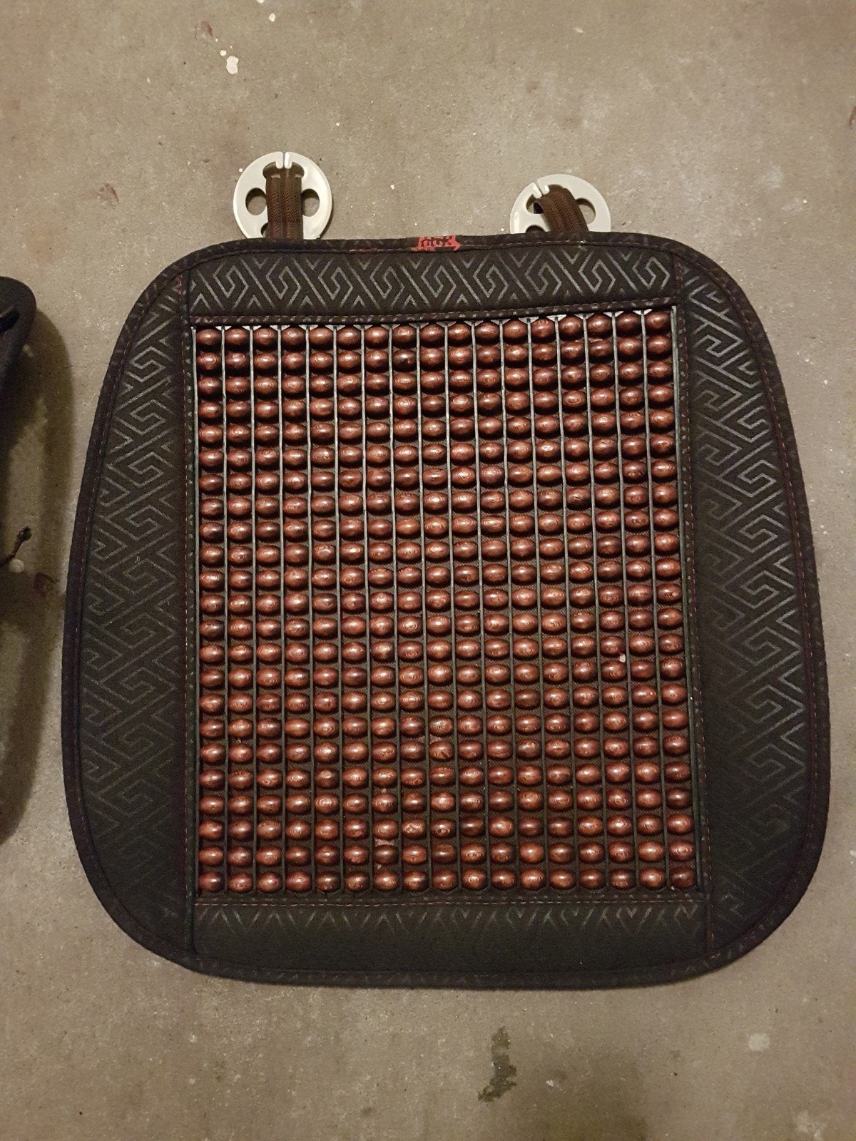 Houten kralen autostoelhoezen - set van 2, Ophalen, Gebruikt
