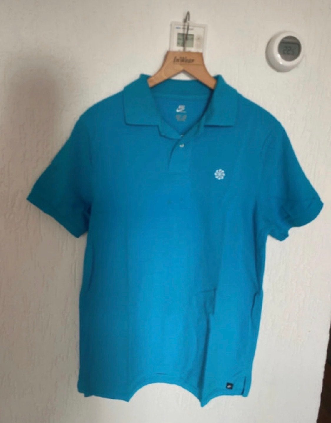Nike Sportswear Polo Shirt - Blauw - Maat L, Kleding | Heren, Ophalen of Verzenden, Zo goed als nieuw, Maat 52/54 (L), Blauw