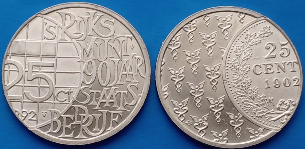 Penning Koninklijke Nederlandse Munt 90 jaar staatseigendom, Ophalen of Verzenden, Overige materialen, Nederland
