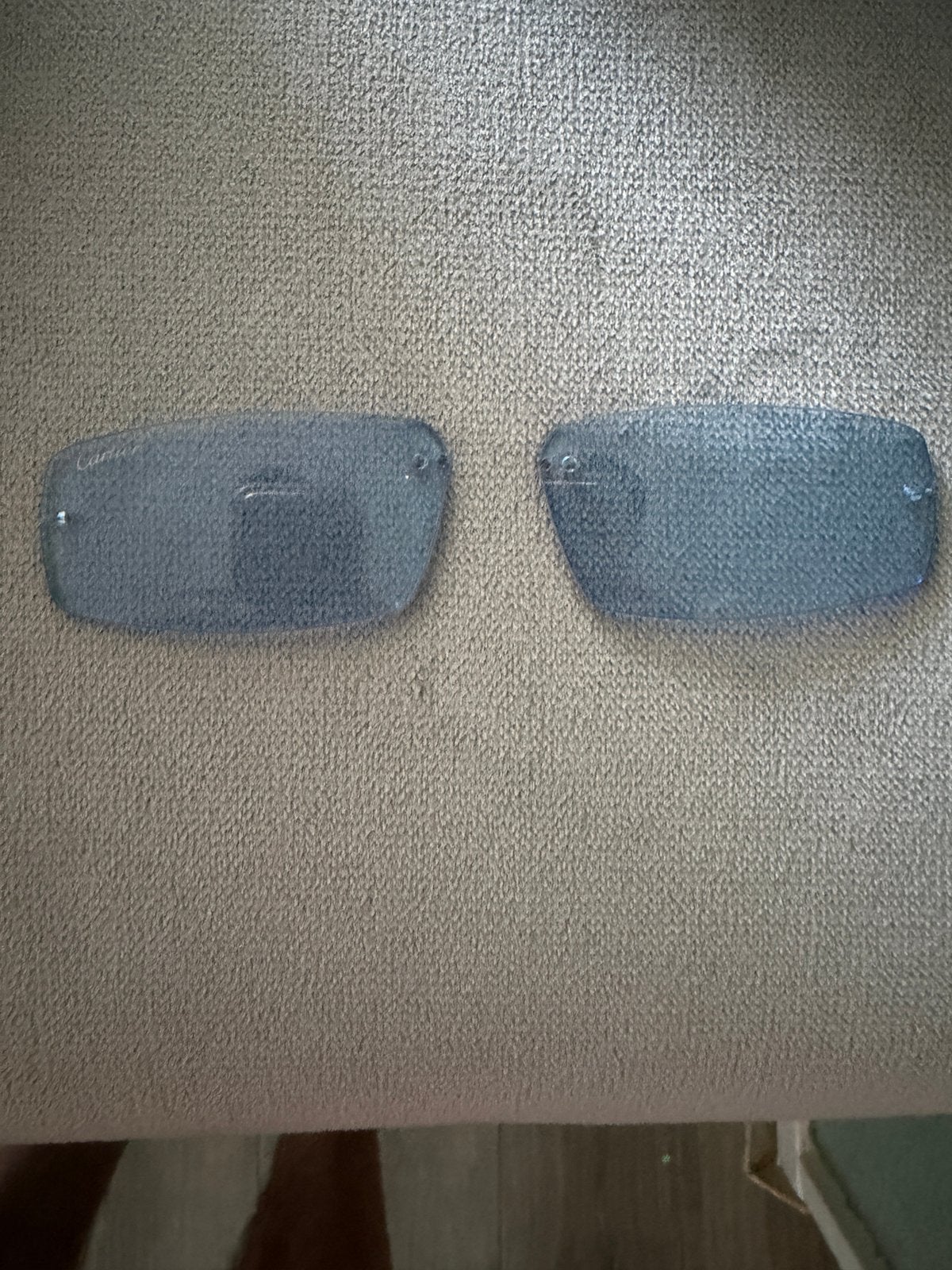 Cartier glazen Origineel blauw voor een CT0577S, Overige merken, Zonnebril, Blauw, Nieuw