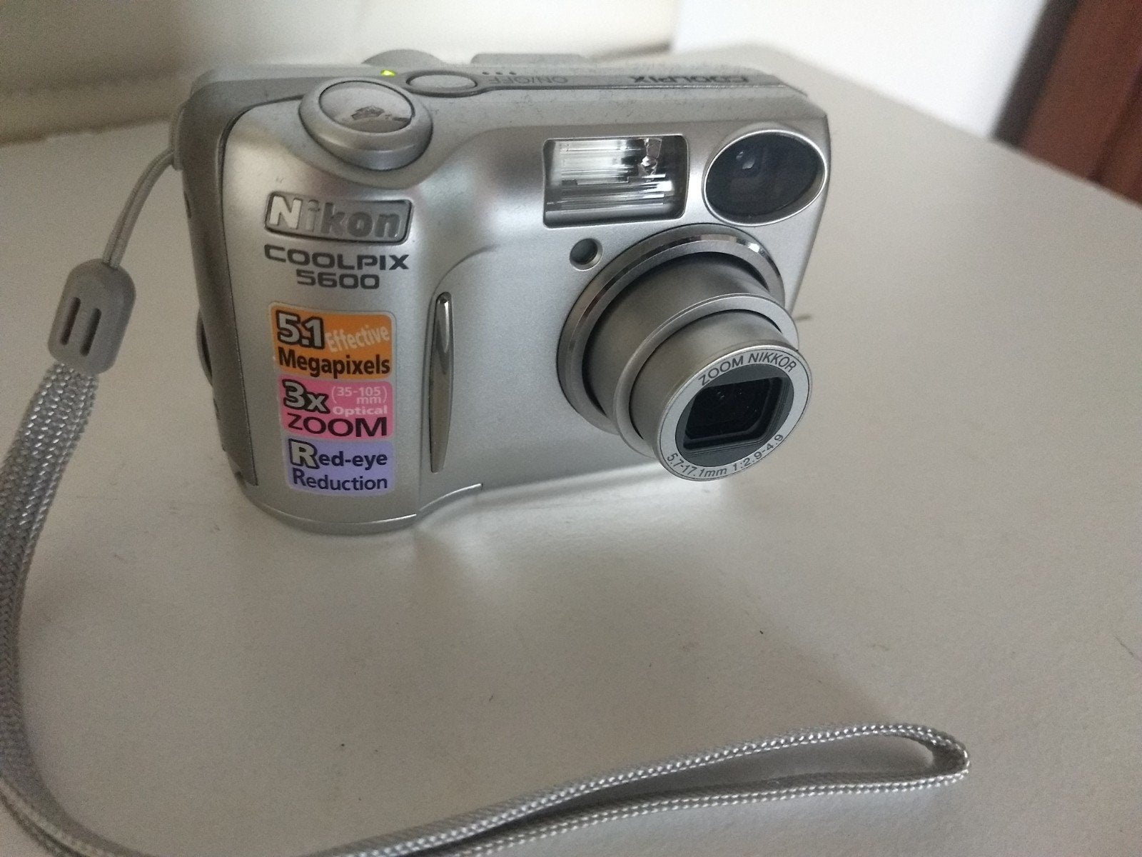 Goede Nikon Coolpix 5600 Digitale Fotocamera, Ophalen, Zo goed als nieuw, 5 Megapixel, Nikon