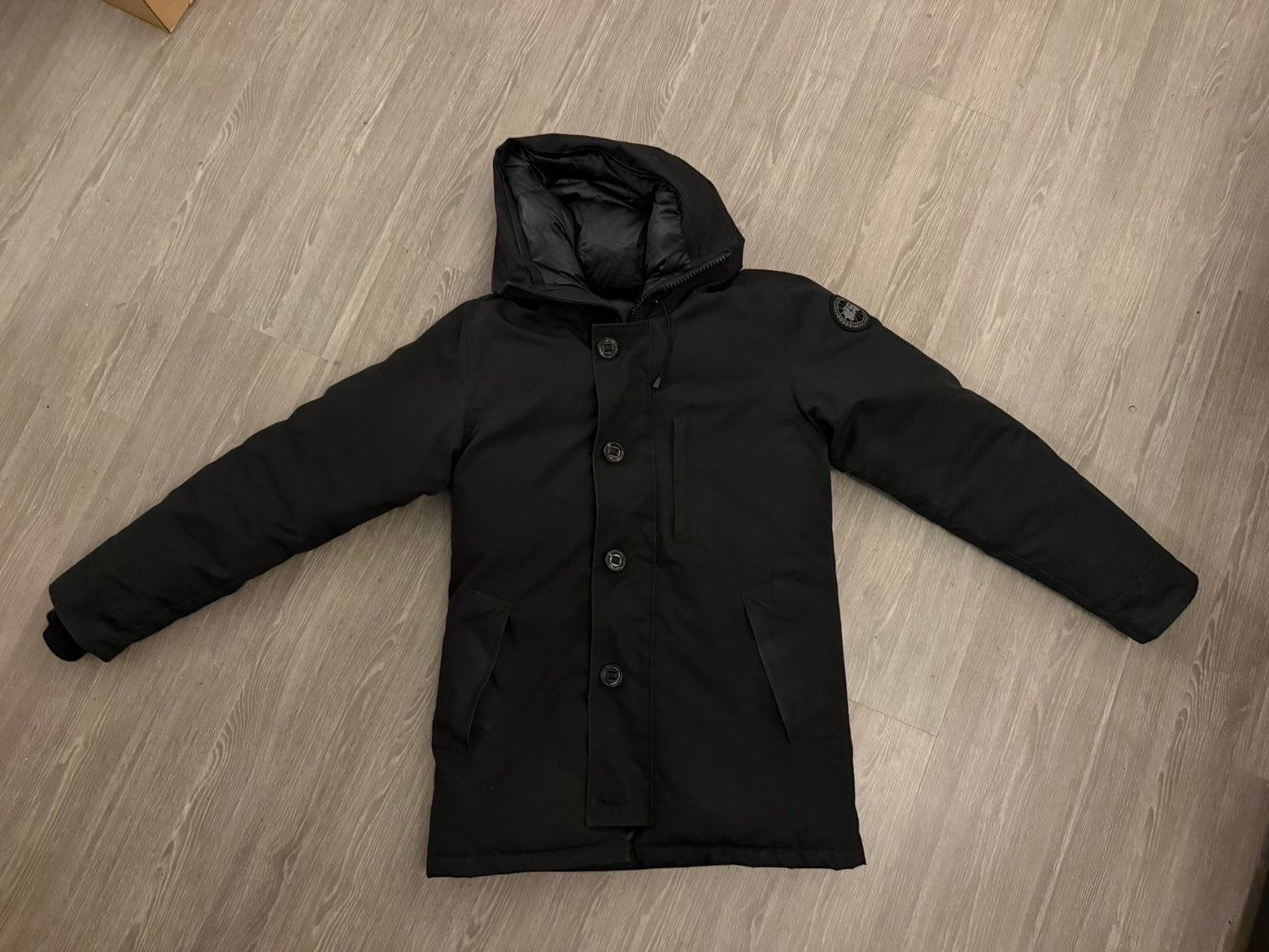 Canada goose black label maat M, Ophalen of Verzenden, Zo goed als nieuw, Zwart