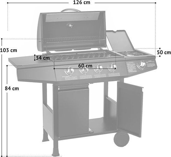 Gasbarbecue – Gasgrill – Buitenkeuken – Grillwagen, Corvance B.V., Verzenden, Nieuw, Corvancebol@gmail.com