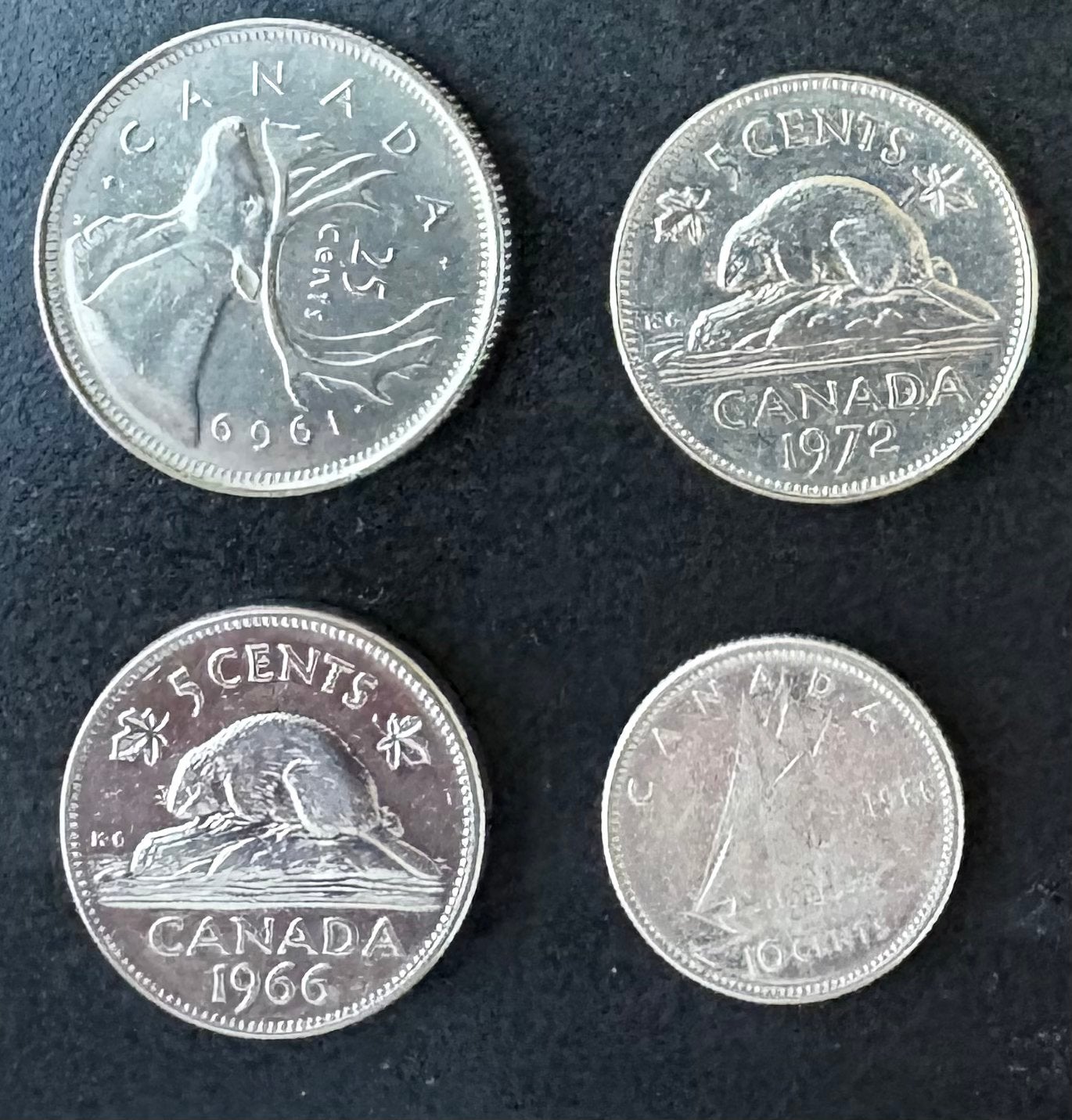 Div. munten Canada, Ophalen of Verzenden, Buitenland, Munten