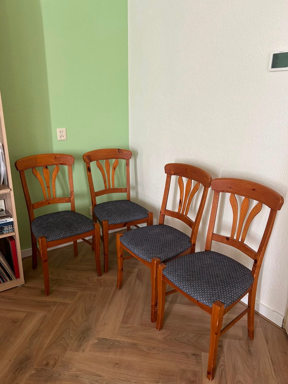 Vintage stoelen 4 stuks, Ophalen