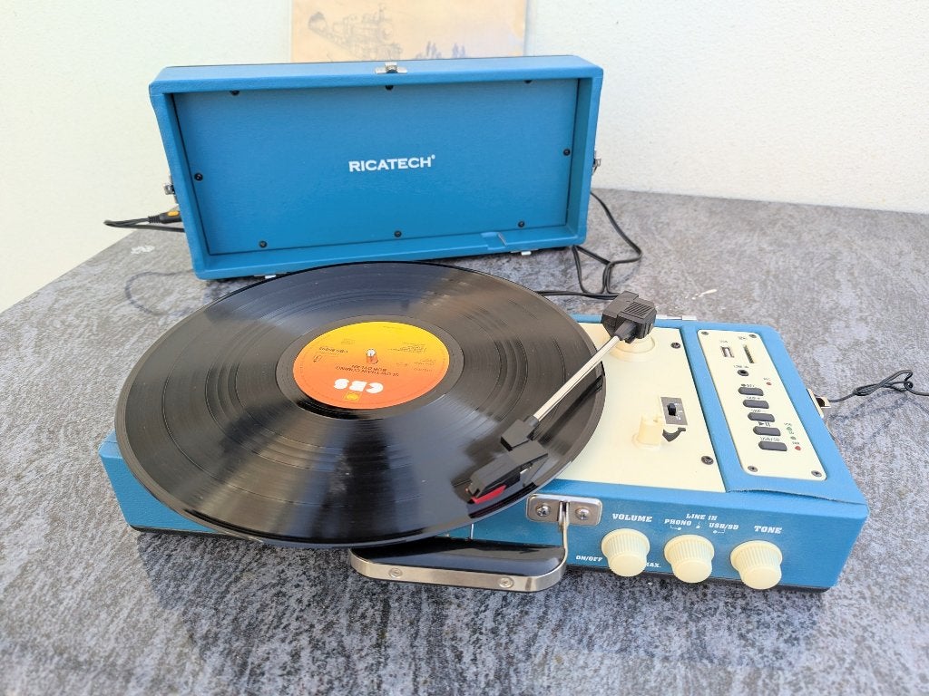 Ricatech RTT98 platenspeler met USB etc, Overige merken, Ophalen of Verzenden, Zo goed als nieuw, USB-aansluiting