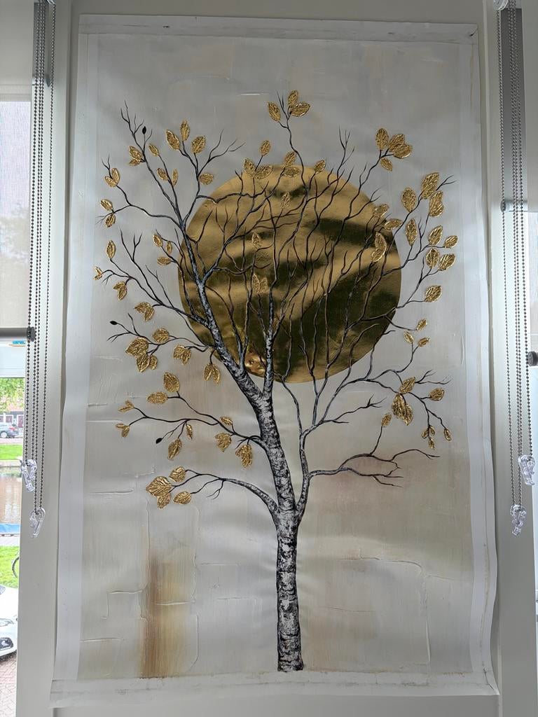 Groot Schilderij. Uniek, handgemaakt door kunstenaar. 70x120, Antiek en Kunst, Kunst | Schilderijen | Modern, Ophalen of Verzenden