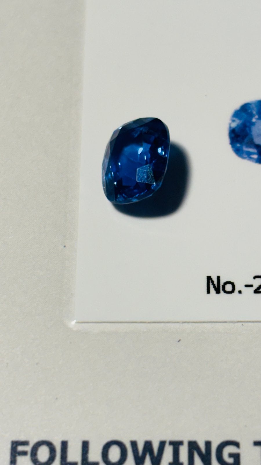 Natuurlijke Onbehandelde Saffier 4.19 crt - TGL Certificaat, Verzenden, Nieuw