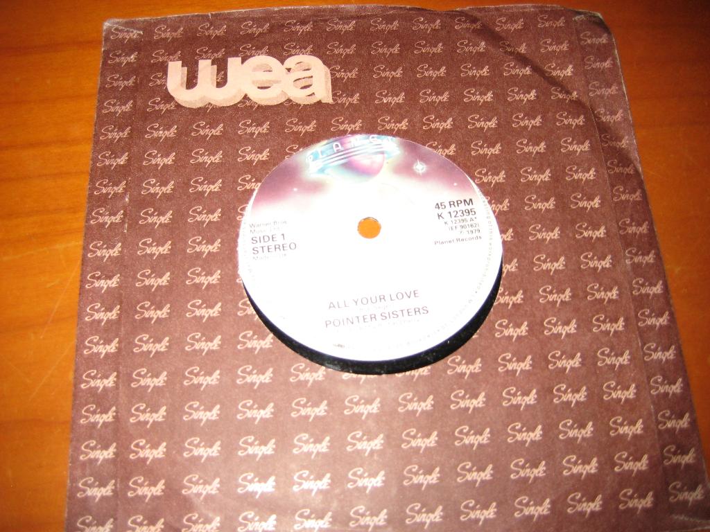 Pointer Sisters: All your love, Cd's en Dvd's, Vinyl Singles, Ophalen of Verzenden, Zo goed als nieuw, Pop, Single