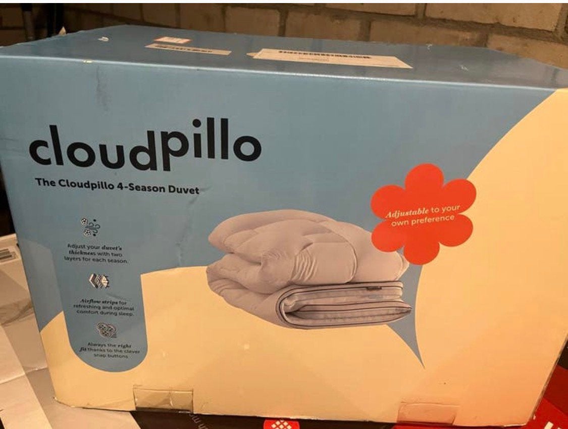 Nieuw in doos - Cloudpillo dekbed 4 seizoenen, 240 x 200, Huis en Inrichting, Slaapkamer | Beddengoed, Nieuw, Deken of Dekbed