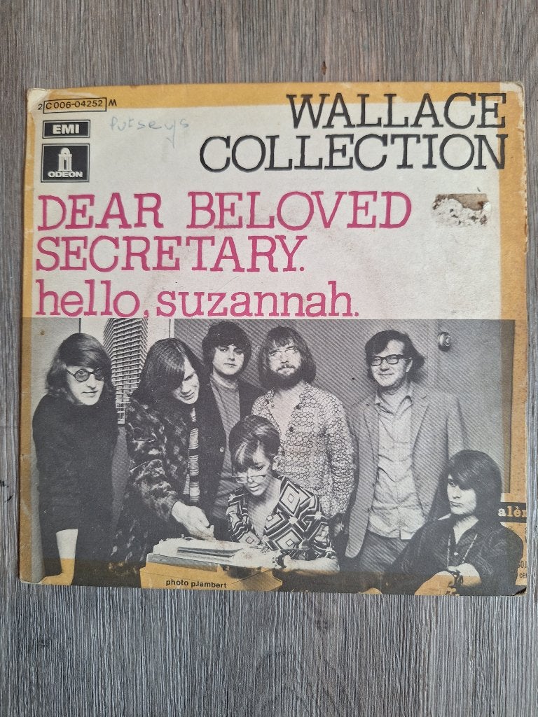 WALLACE COLLECTION # DEAR BELOVED SECRETARY/ HELLO SUZANNAH, Cd's en Dvd's, Vinyl Singles, 7 inch, Single, Ophalen of Verzenden
