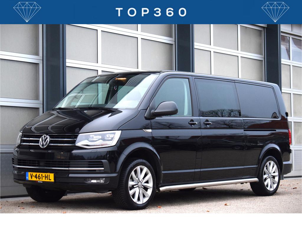 Volkswagen Transporter Multivan 2.0 TDI L2H1 DubbelCabine Hi, Auto's, Gebruikt, 4 cilinders, Zwart, Bedrijf