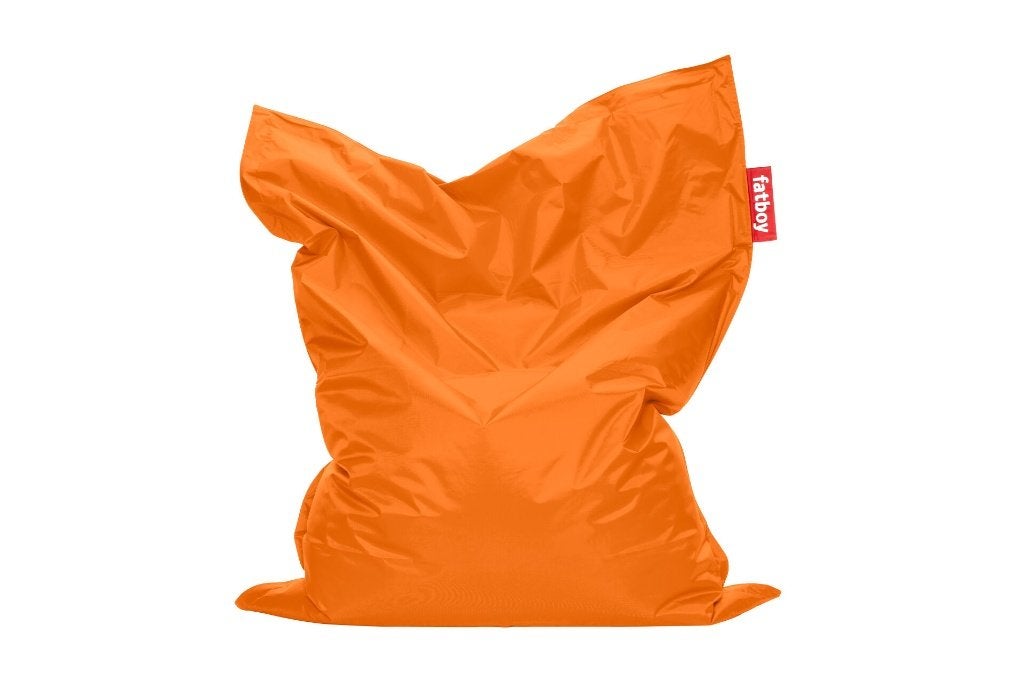 Fatboy zitzak, Huis en Inrichting, Zitzakken, Ophalen, Gebruikt, Oranje, Zitzak
