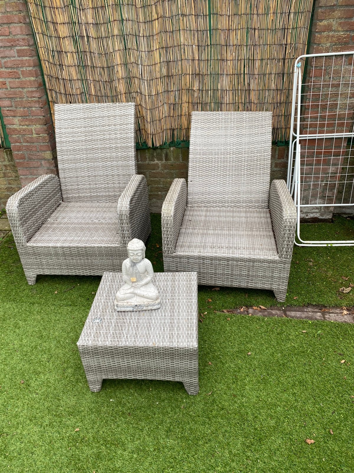 Tuin set  verstelbare stoelen, Tuin en Terras, Ophalen, Zo goed als nieuw, Hout