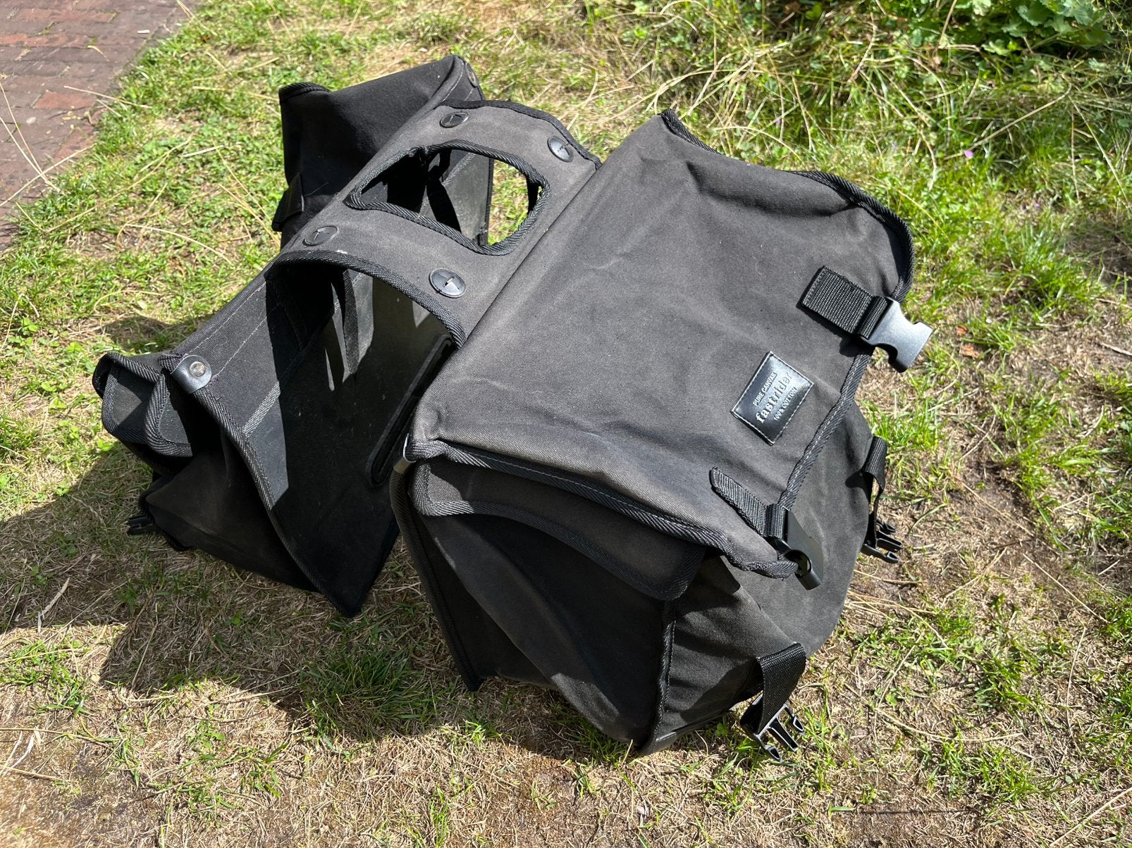 GRATIS Fastrider dubbele fietstassen 56 liter, Ophalen, Gebruikt