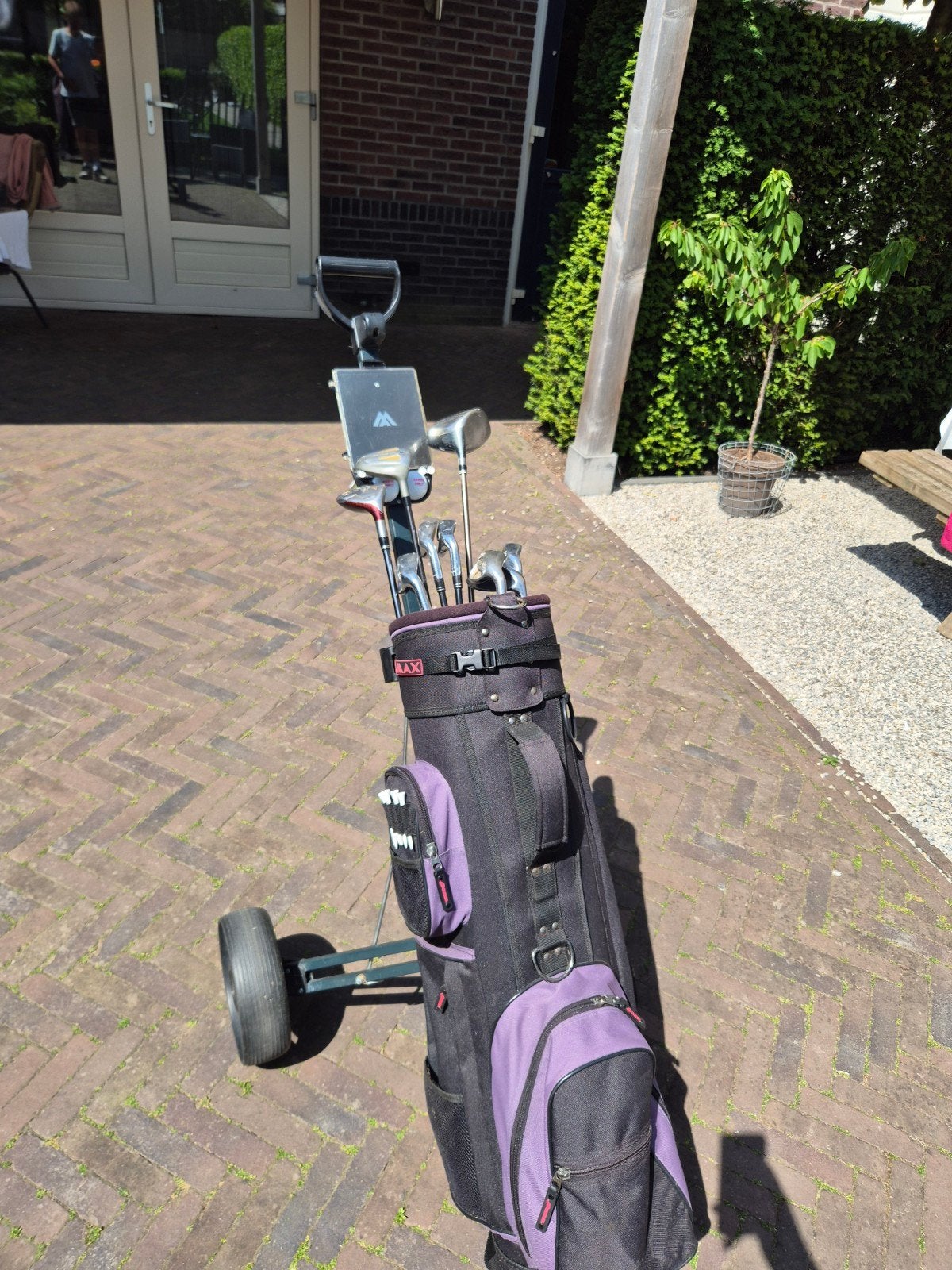 Golfset met Golftas en Trolley, Ophalen, Gebruikt, Set, Overige merken