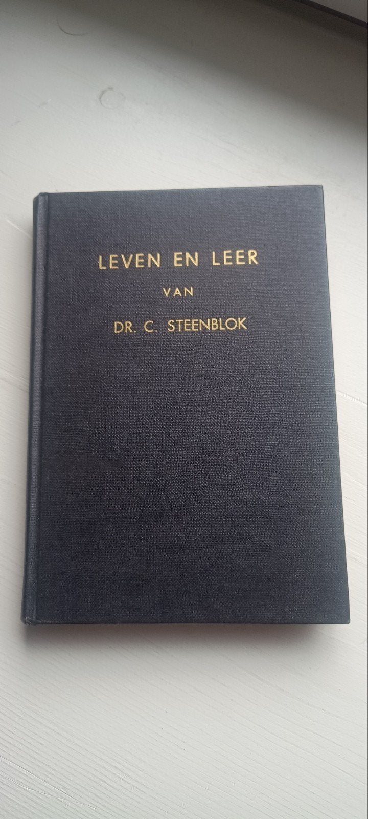 Leven en Leer van Dr. C. Steenblok - Boek, Boeken, Ophalen of Verzenden, Gelezen, Dr. C. Steenblok