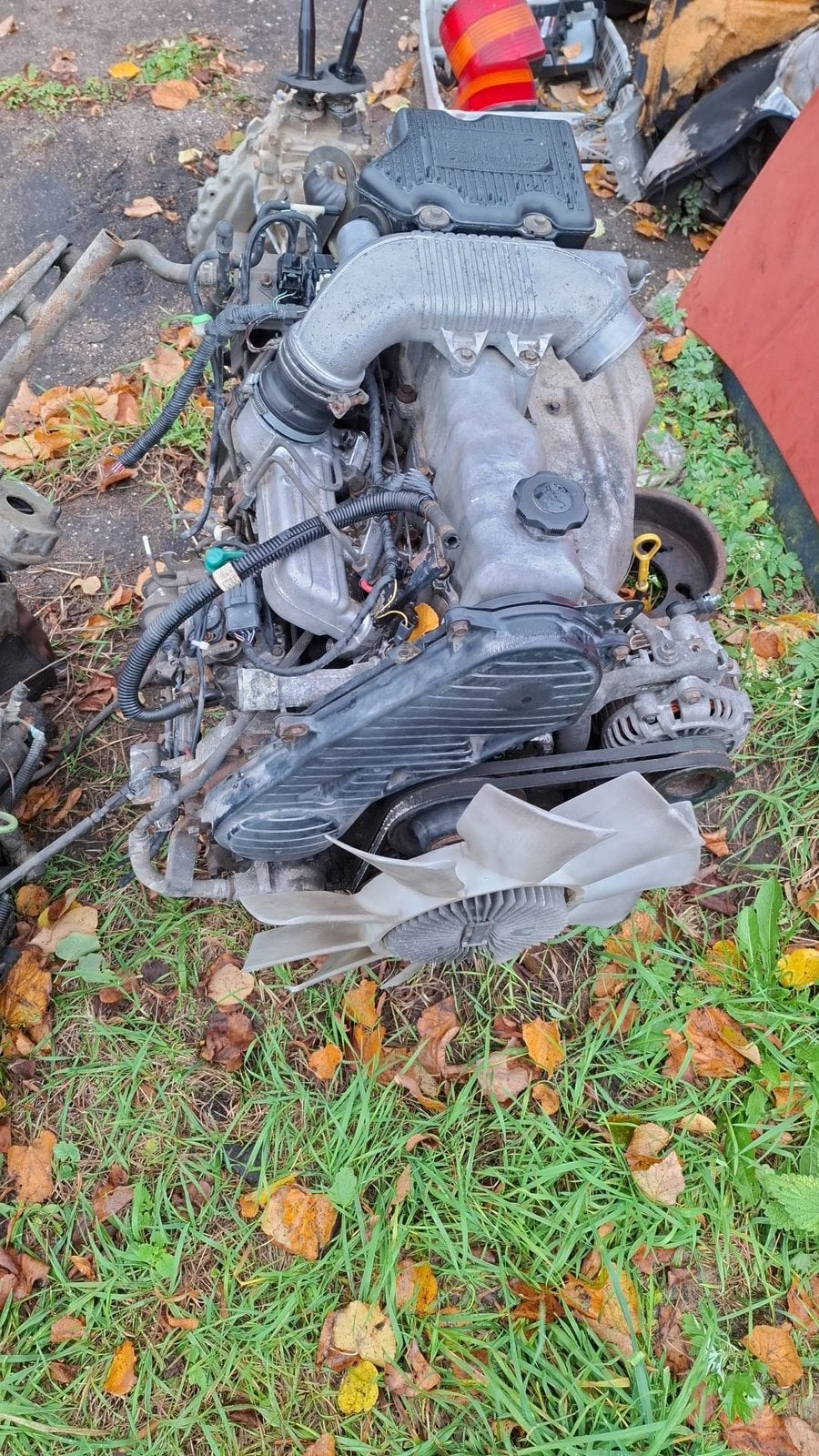 Ford Ranger 2.5D motor met versnellingsbak te koop, Auto-onderdelen, Verzenden, Ford