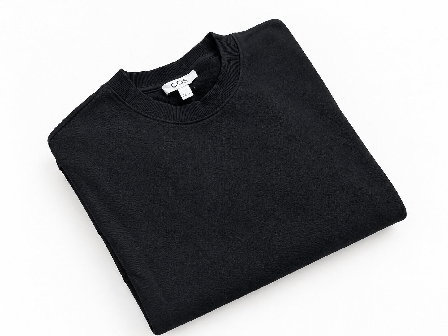 COS Zwart Sweatshirt Maat S, Ophalen of Verzenden, Zo goed als nieuw, Zwart