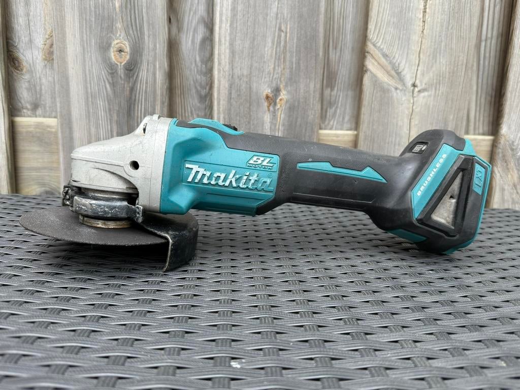 Nette Makita slijpmachine/haakse slijper op accu!, Ophalen of Verzenden, Zo goed als nieuw