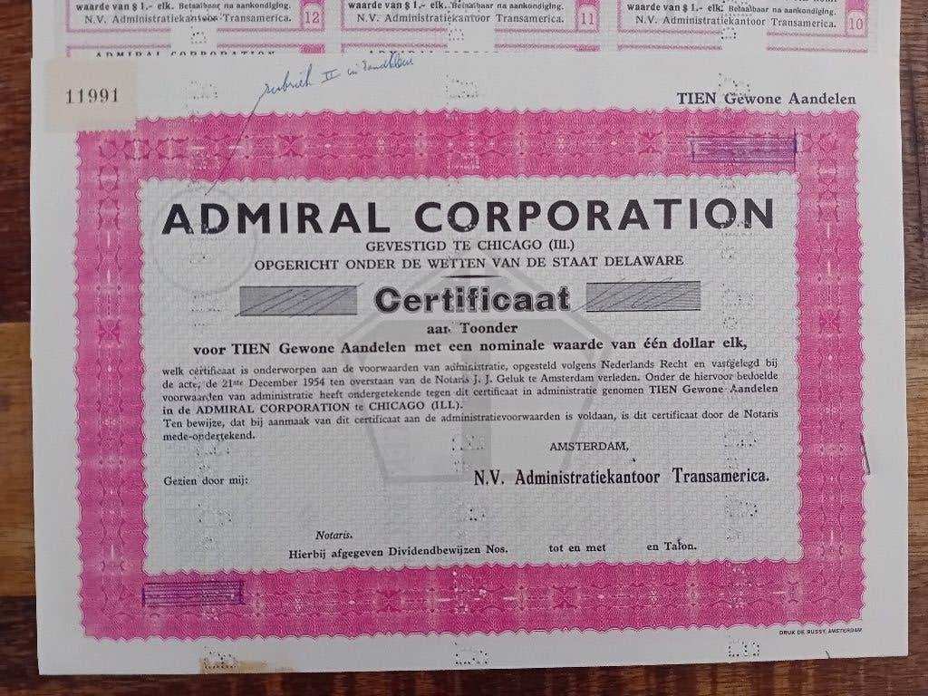 24x specimen waardepapieren aandelen certificaten US, Postzegels en Munten, Aandelen en Waardepapieren, Ophalen of Verzenden, Aandeel
