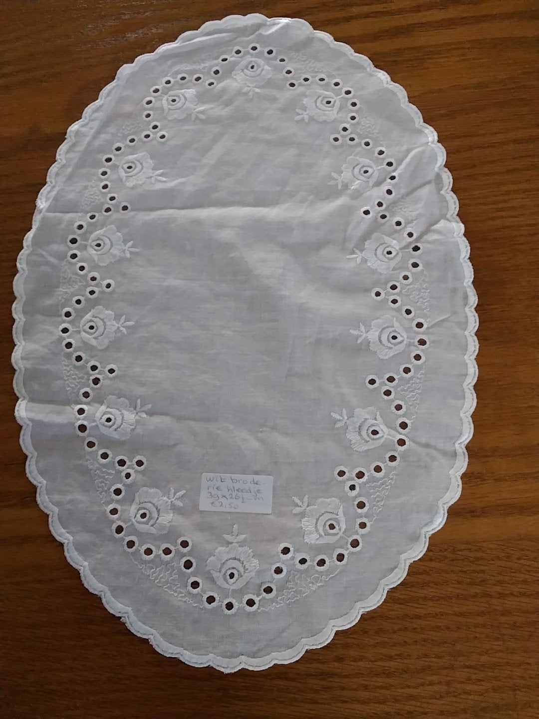 kleedjes broderie/geborduurd, Antiek en Kunst, Ophalen of Verzenden