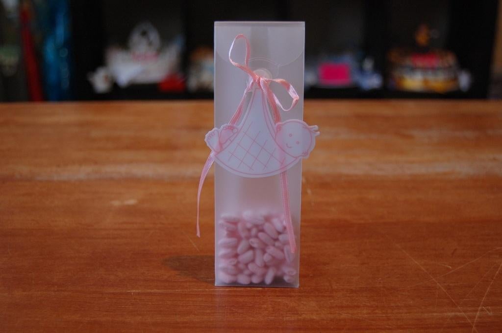 Baby born roze bedankes 30 stuks samen, Ophalen of Verzenden, Nieuw