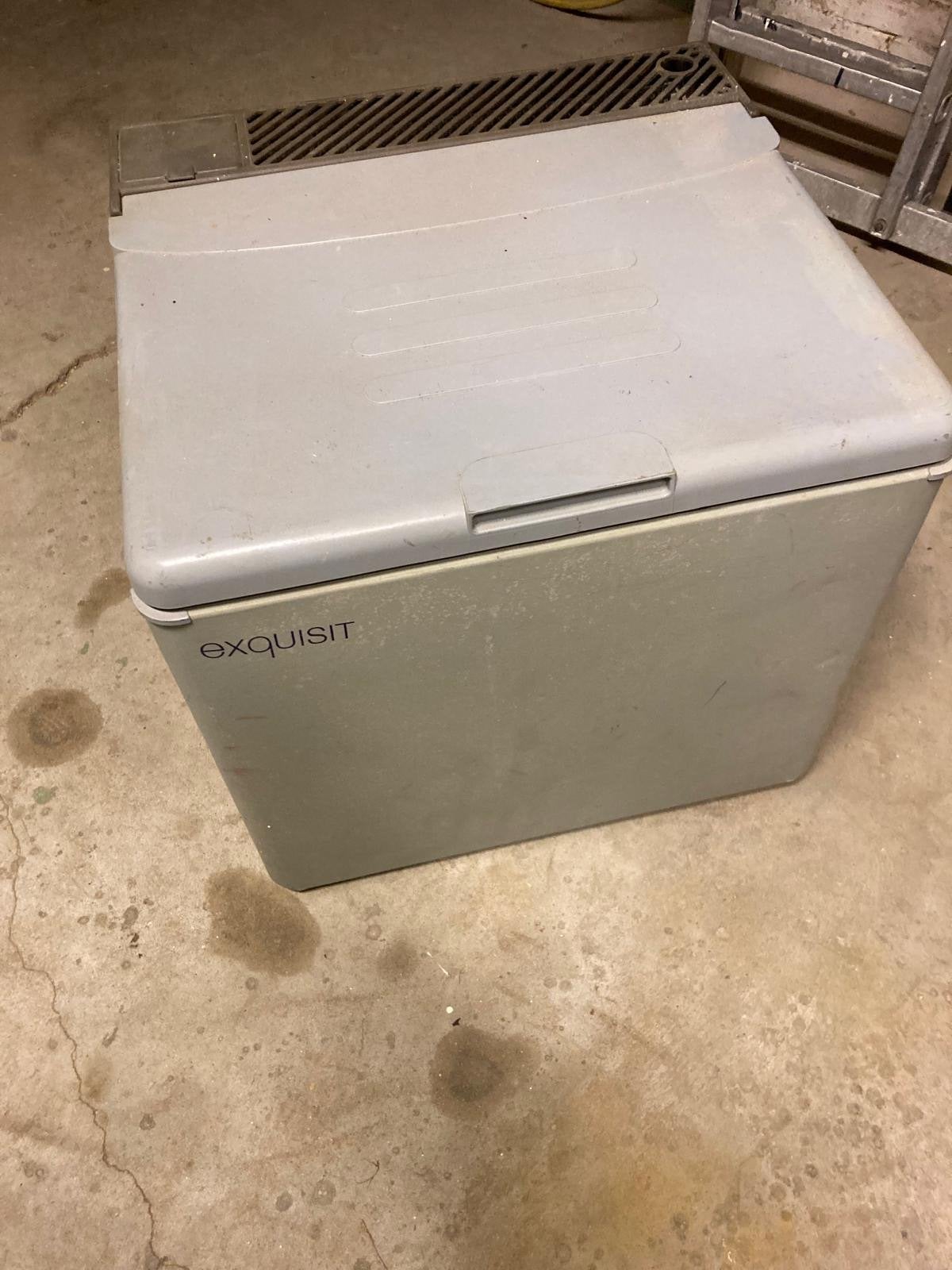 Exquisit FG 4000 Koelbox - 40L, Gas/12V/230V, Caravans en Kamperen, Ophalen of Verzenden, Gebruikt, Koelbox, Elektrisch