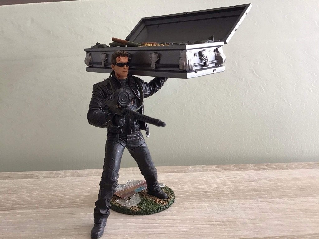 Terminator 3 met kist, Ophalen of Verzenden
