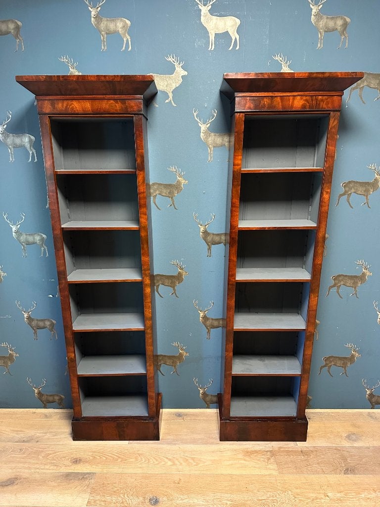 Set van 2 Engelse open boekenkasten, Ophalen of Verzenden