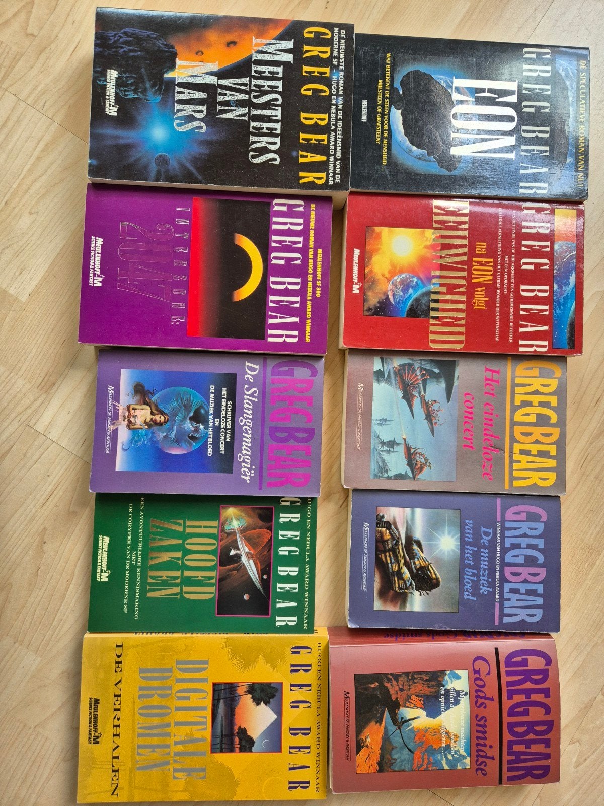 Greg Bear Sciencefiction Boeken Collectie (10 stuks), Ophalen, Gelezen, Greg Bear