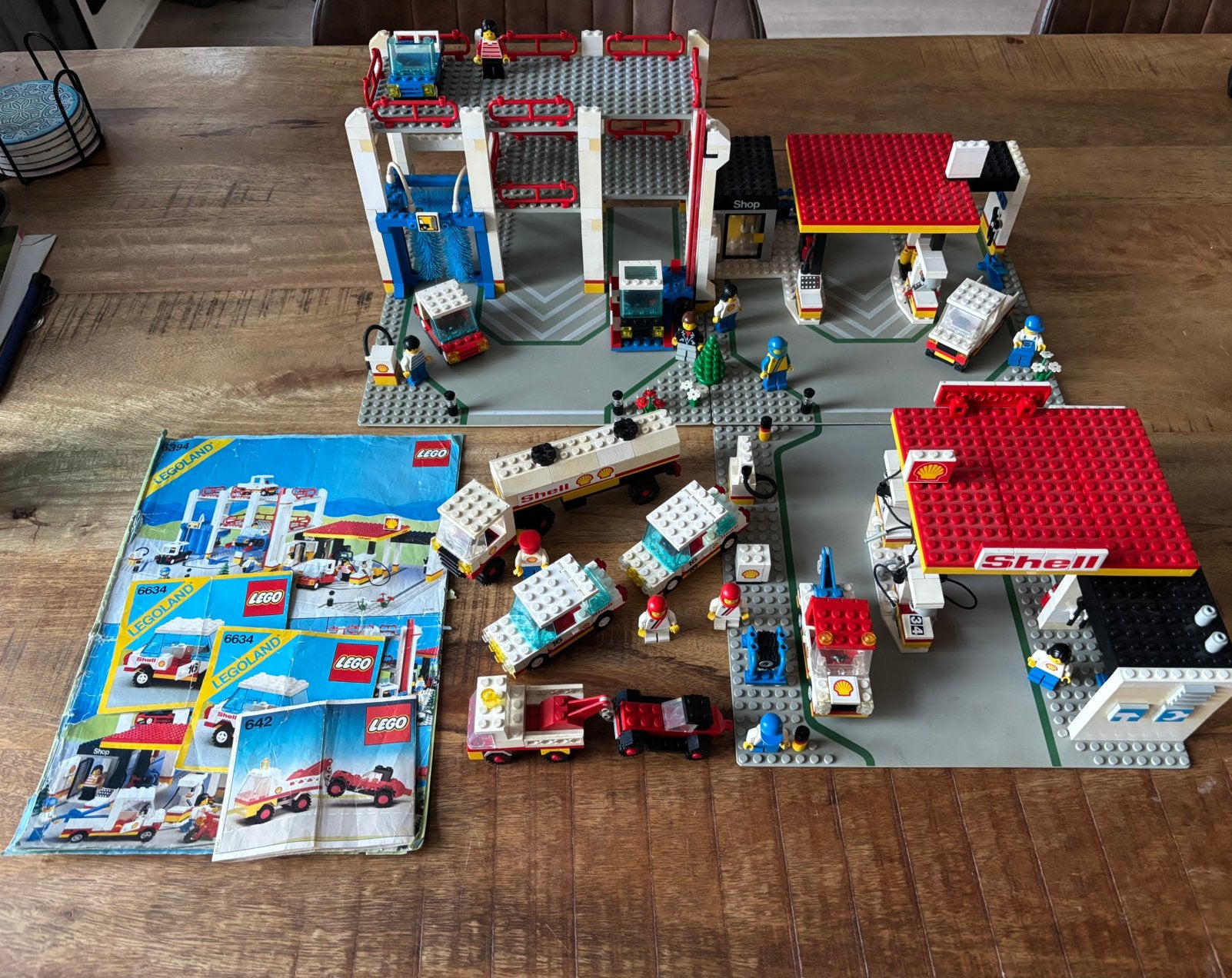 Partij lego town van 6 sets, shell, deel 5, Kinderen en Baby's, Speelgoed | Duplo en Lego, Gebruikt, Compleet, Lego, Ophalen of Verzenden