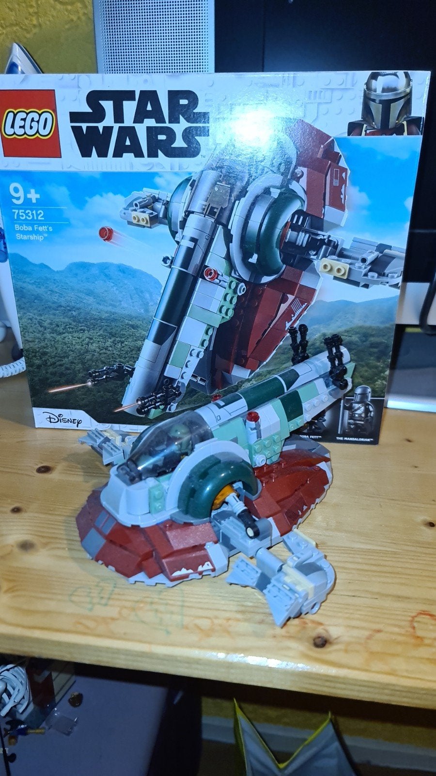 LEGO Star Wars Boba Fett's Starship 75312 met doos, Ophalen, Gebruikt, Overige merken