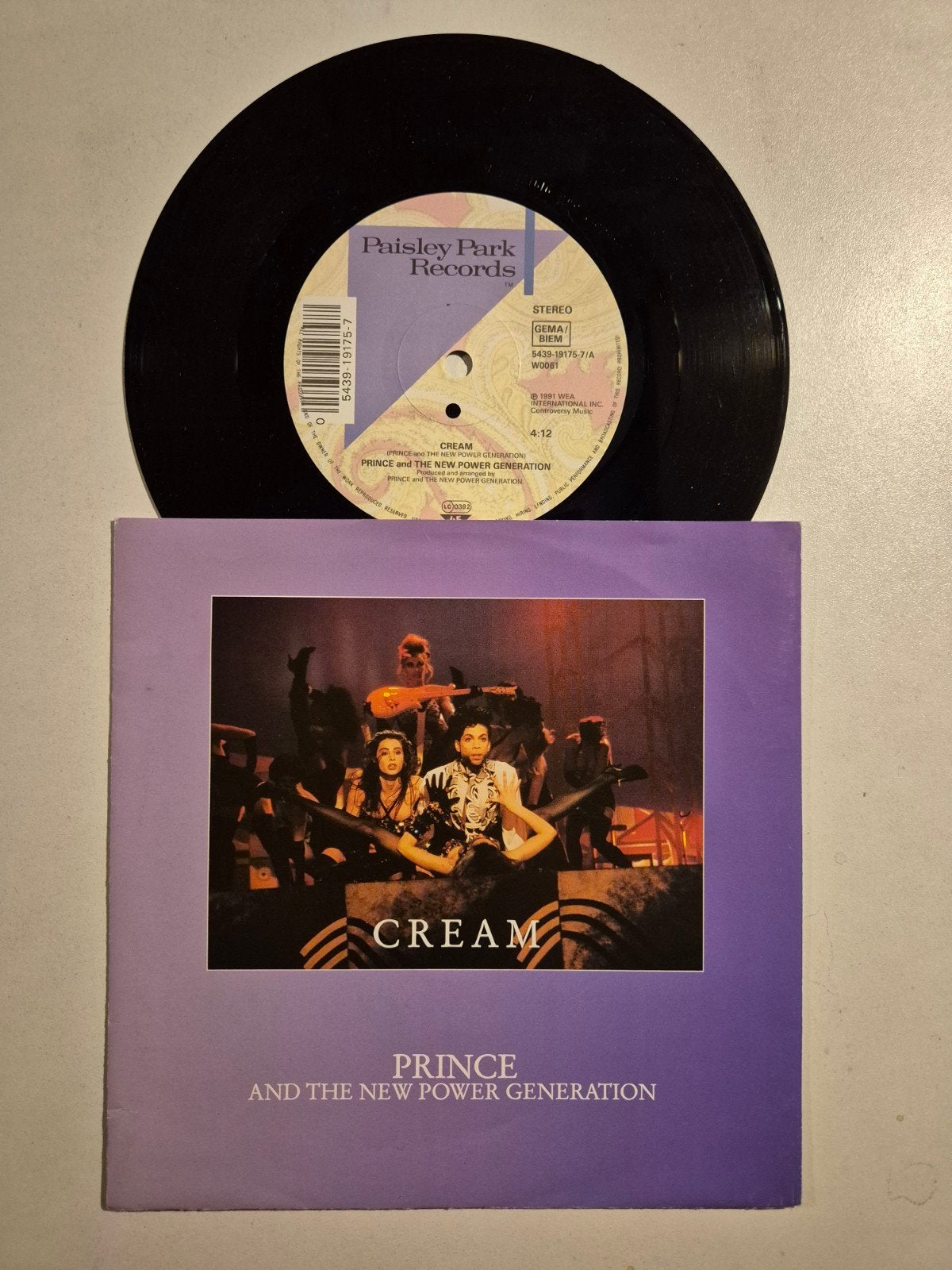 Prince and the N.P.G.-Cream, Cd's en Dvd's, Ophalen of Verzenden, Zo goed als nieuw, 7 inch
