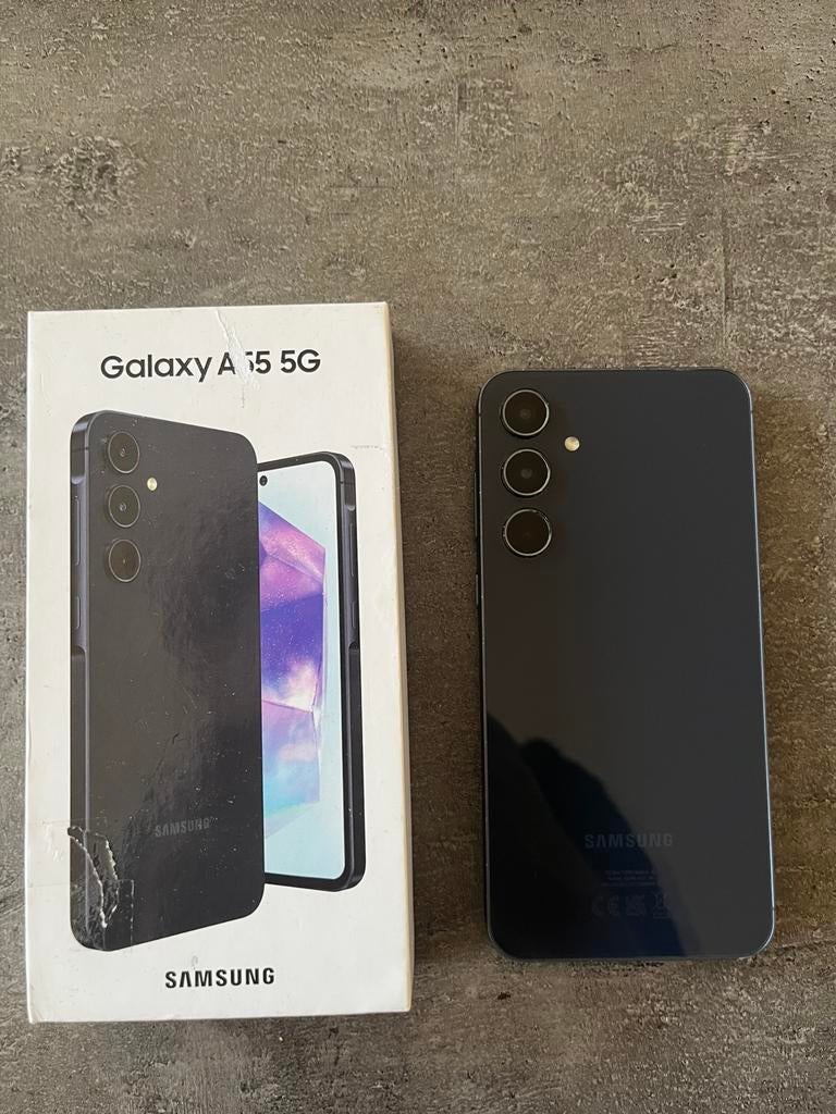SAMSUNG A55 5G NIEUWSTAAT !, Zwart, Ophalen of Verzenden, Zo goed als nieuw, 128 GB