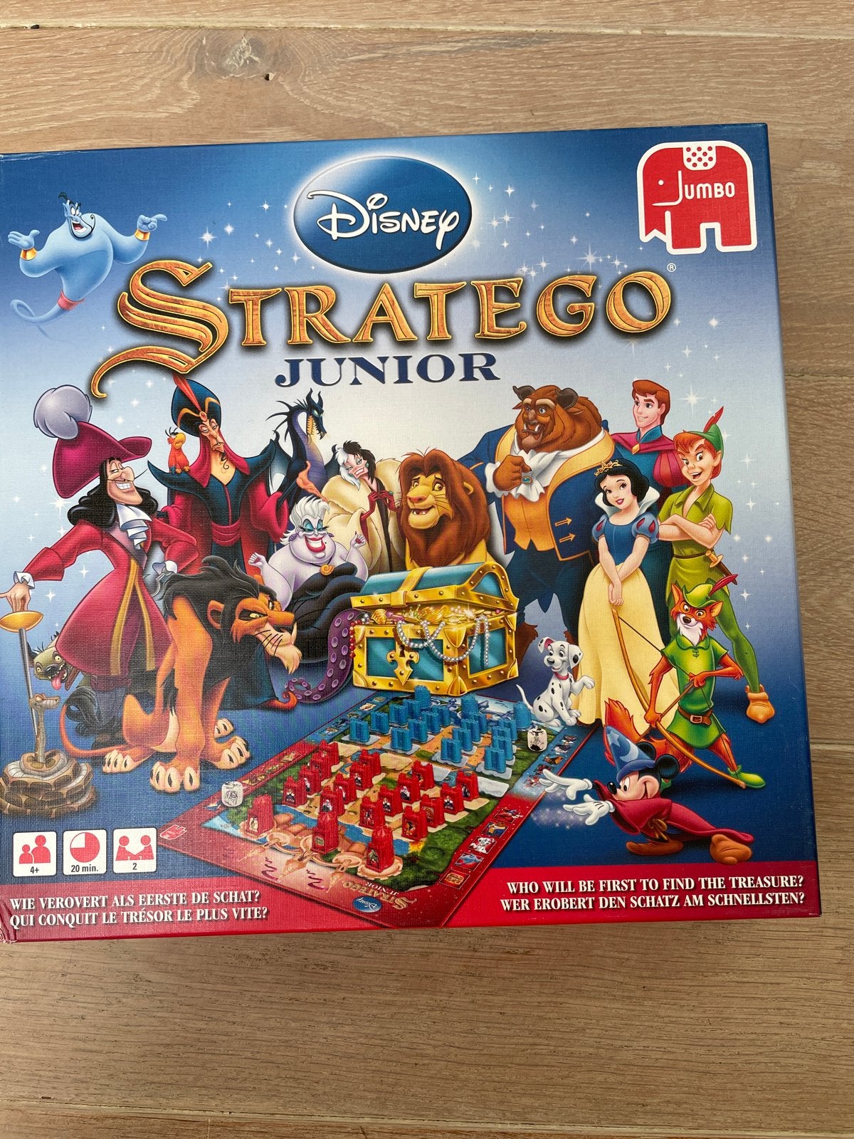 Disney Stratego Junior Bordspel - Zo goed als nieuw, Een of twee spelers, Ophalen of Verzenden, Zo goed als nieuw