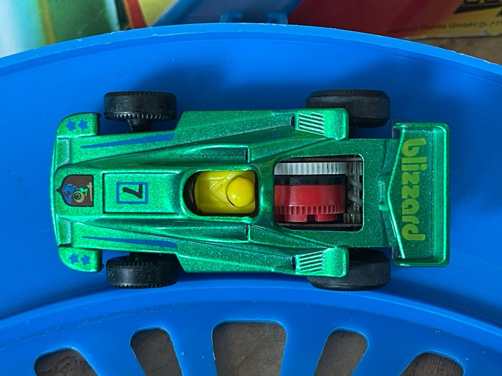 Darda Motor Raceauto Blizzard 7 - Groen Metallic, Ophalen of Verzenden, Gebruikt