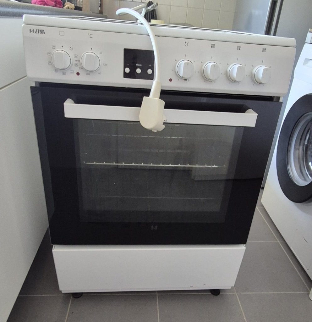 Vrijstaand Etna fornuis met oven, Witgoed en Apparatuur, Fornuizen, Ophalen, Gebruikt, Minder dan 85 cm, 60 cm of meer