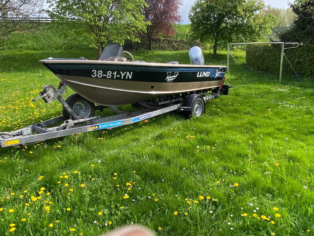 Visboot, Watersport en Boten, Overige merken, Gebruikt, Elektrische start, 2 m