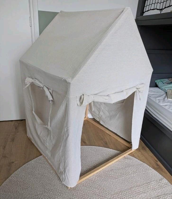 Kinderkamer speeltent beige huisje tentje tipi atmosphera, Ophalen of Verzenden, Gebruikt