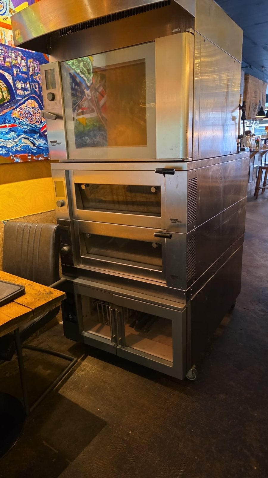 WIESHEU complete professionele oven, bakkerijopstelling, Ophalen, 60 cm of meer, Horeca-oven, 60 cm of meer