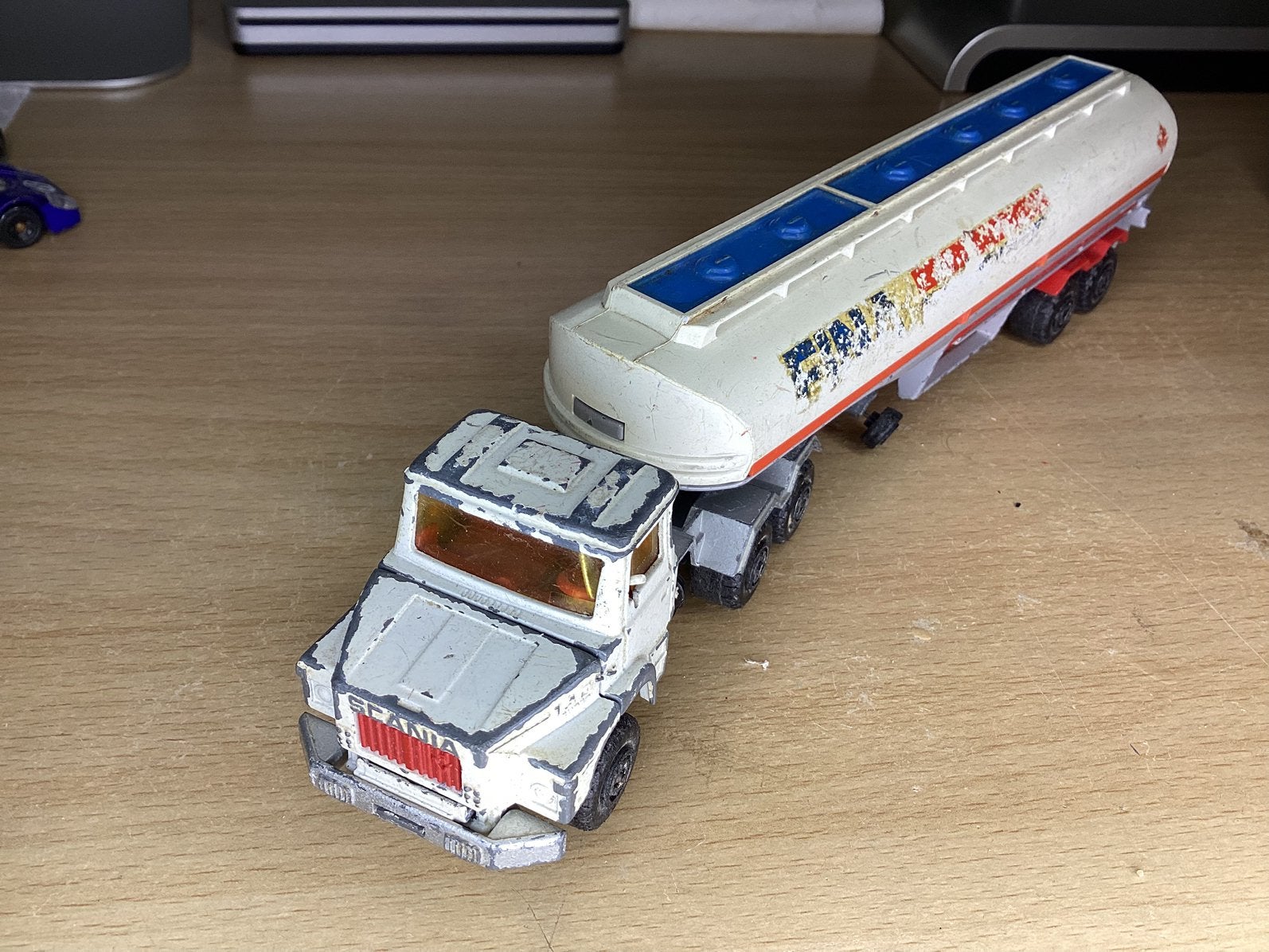 Scania van Majorette, Ophalen of Verzenden, Gebruikt, Bus of Vrachtwagen, Majorette