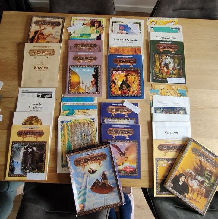 Al-Qadim D&D 2nd Edition Collectie - Diverse Boeken, Drie of vier spelers, Ophalen of Verzenden, Gebruikt, TSR